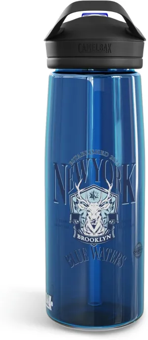 | Personalized CamelBak Eddy® Water Bottles - Tritan™ Material, BPA-Free, Leak-Proof Design | Available in 20oz & 25oz | Oxford Blue