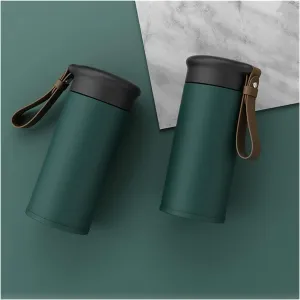 1 Pcs Quality Double Wall Stainless Steel Vacuum Flasks 280ml Car Thermo Cup Coffee Tea Travel Mug Thermol Bottle Thermocup (Capacity : 280ML, Color : Light Green) (Forest Green 280ML)