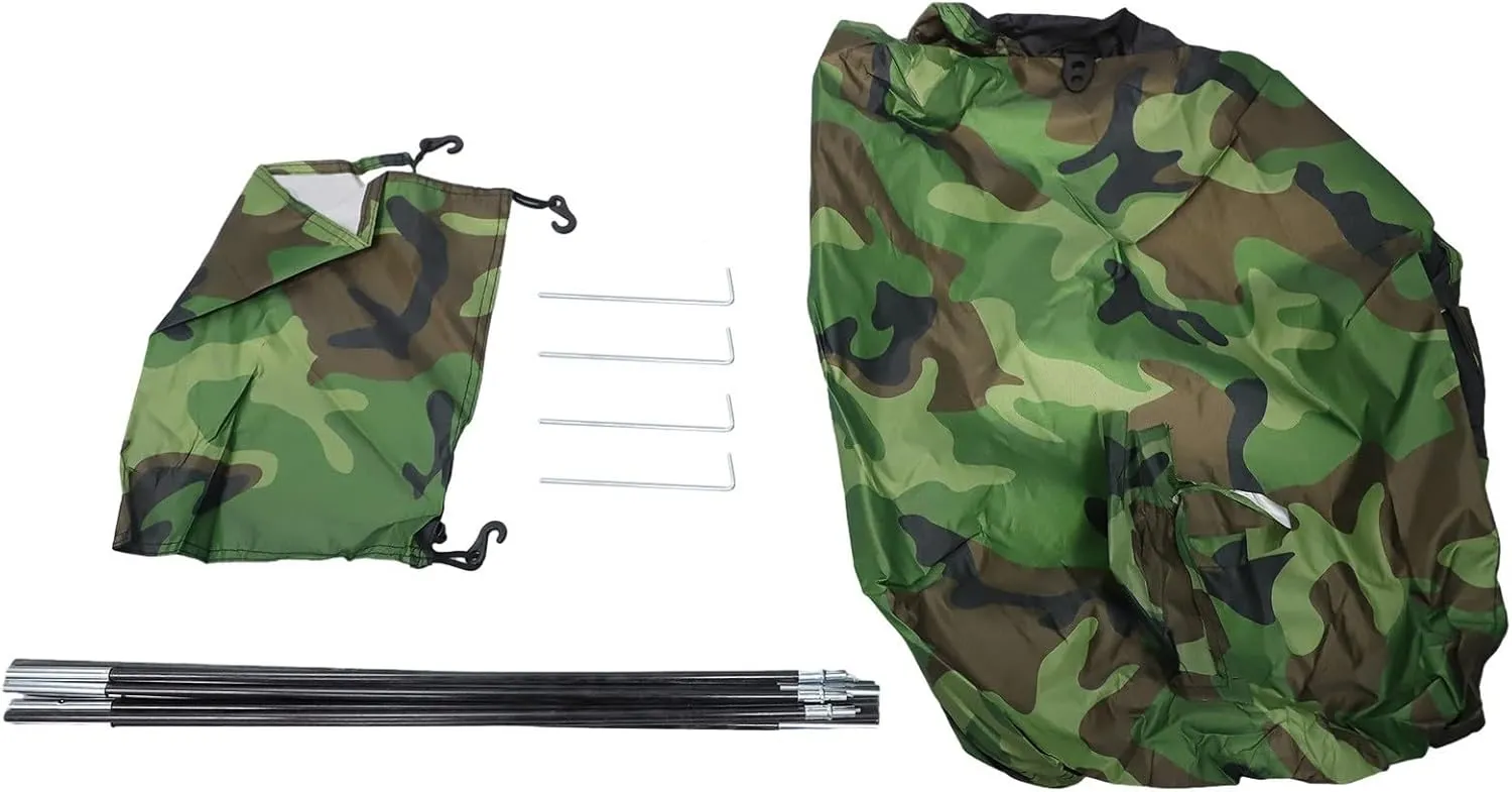 1/2 Person Lightweight Camping Tent, Outdoor Easy Set Up Travel Tent,Portable Backpacking Ultralight Waterproof Windproof Anti-UV Sun Shelter Tent(1 person Camouflage)