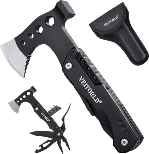 14 in 1 Multitool Axe Hammer, Perfect for Fishing, Hunting, Camping, and Emergencies, Ideal for Father, Husband, Boyfriend, Grandpa