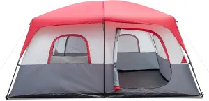 14 Person Tent, Large Multi Room Tent for Family for Camping Accessories, Portable Cabin Huge Tent for Outdoor Car Camping,Tent for Camping, Easy Setup Tent for Backpacking, Hiking, Hunting