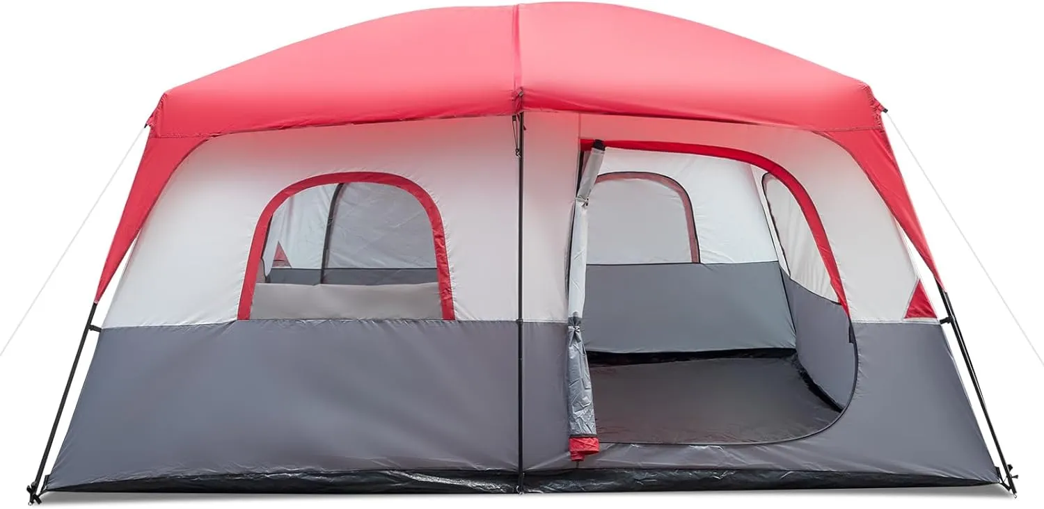 14 Person Tent, Large Multi Room Tent for Family for Camping Accessories, Portable Cabin Huge Tent for Outdoor Car Camping,Tent for Camping, Easy Setup Tent for Backpacking, Hiking, Hunting
