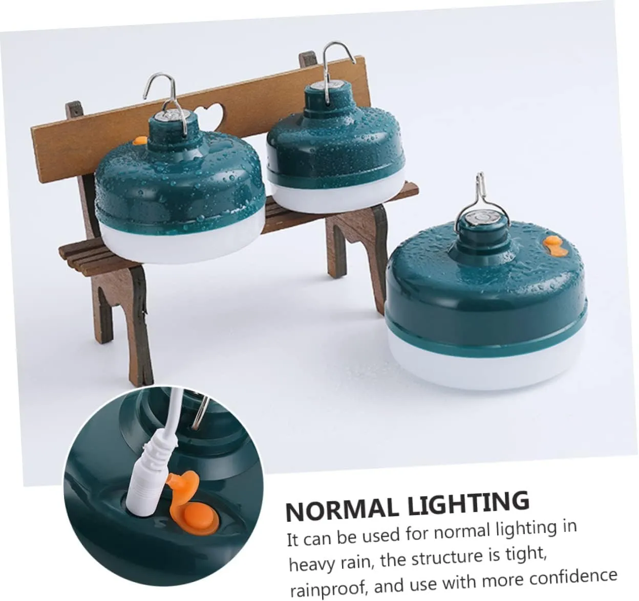 150w Led Camping Lantern Rechargeable Emergency Light Magnetic Base Rainproof Design USB Rechargeable Lighting Modes for Hiking Fishing Camping and Stall Use