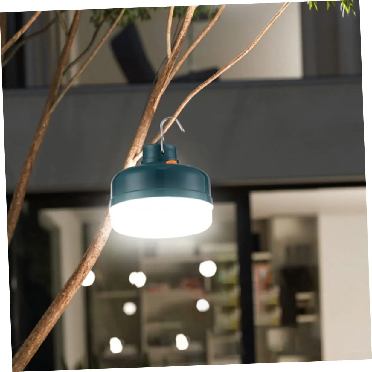 150w Led Camping Lantern Rechargeable Emergency Light Magnetic Base Rainproof Design USB Rechargeable Lighting Modes for Hiking Fishing Camping and Stall Use