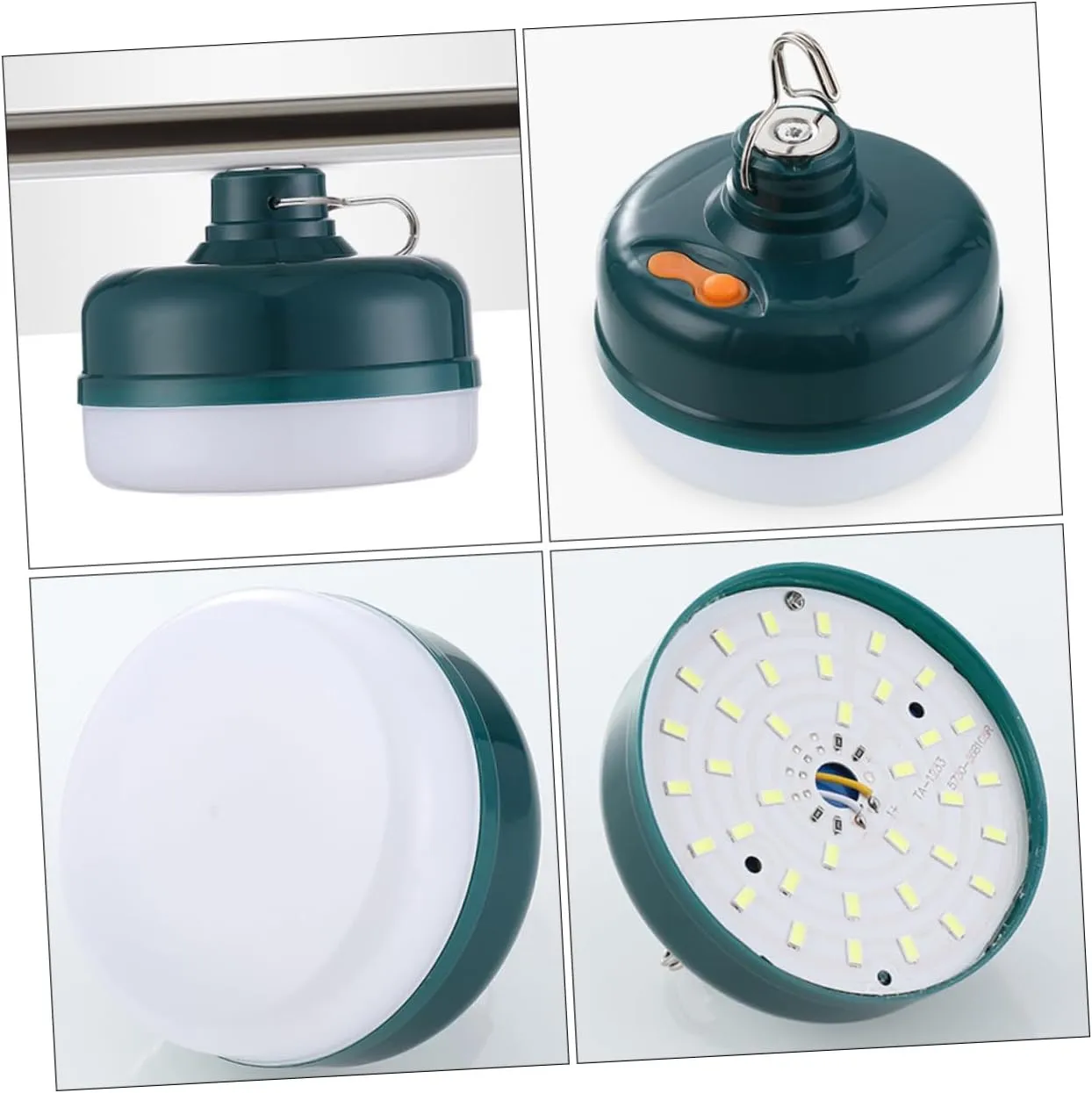 150w Led Camping Lantern Rechargeable Emergency Light Magnetic Base Rainproof Design USB Rechargeable Lighting Modes for Hiking Fishing Camping and Stall Use