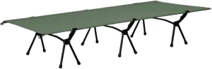190 * 65 Camping Cot Portable Folding Bed Ultralight Aluminum Alloy Sleeping Cots for Outdoor Hiking Travel(Green)
