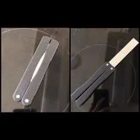 1pc Double Sided Folding Pocket Diamond Knife Sharpener Stone Sharpening Whetstone