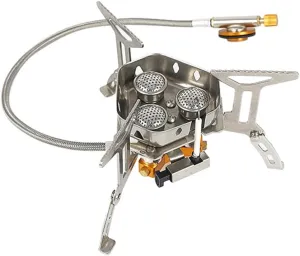 1pc Stove Camping Supply Outdoor Cooking Supply Camping Accessory Camping Burner Outdoor Cooker Gas Burner Picnic Cooker Triple-Head Burner Multi-Function Burner