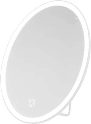 1set Led Makeup Mirror with Angle USB Rechargeable for Makeup Application and Grooming Compact Design for Travel and Desktop Use