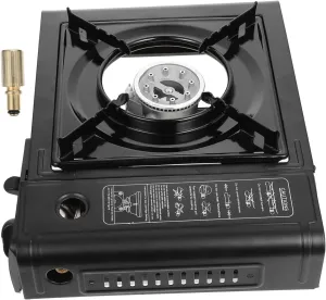1set Portable Gas Stove for Camping and Bbq Multi-functional Cassette Cooker Storage Case for Outdoor Cooking Activities
