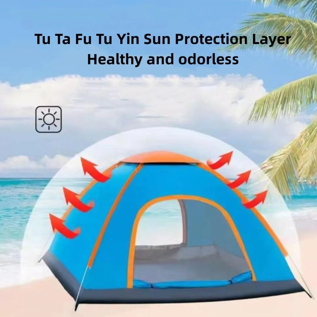 2-3 Person Instant Pop Up Lightweight Camping Tent,Easy Pop Up Tents for Camping,Portable Ultralight Waterproof Windproof Sun Shelter Tent,Suitable for outdoor camping, park leisure, etc