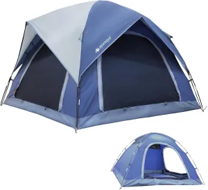 2-3 Person Tents for Camping - AYAMAYA Outdoor Waterproof Dome Family Tents with Removable Rainfly, Breathable with 2 Doors & 2 Large Mesh Windows - Easy Set Up for Backpacking, Hiking, Travelling