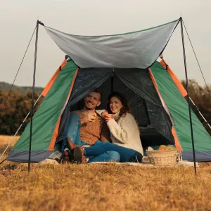 2-6 Person Camping Tent, Windproof, Rainproof, Sunshade, Assembled in Five Minutes, Suitable for Outdoor Camping.