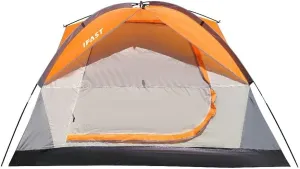 2-6 Person Family Camping Tent - Waterproof & Windproof Outdoor Shelter with Large Mesh Windows, Portable & Easy to Set Up, All-Season Carrying Bag Included