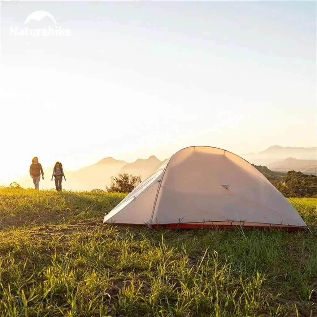 2 Person Camping Tent Ultralight Nylon Hiking Tent Hiking Backpacking Shelter Tent Outdoor(Color:D)