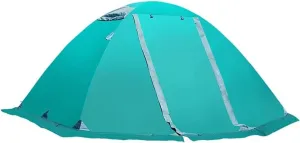 2-Person Dome Camping Tent, Double Door Lightweight Family Tent with Carrying Bag for Outdoor Camping, Hiking, Fishing & Festivals