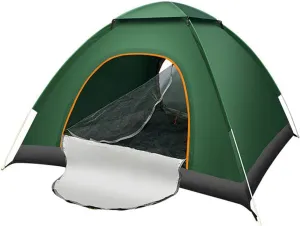 2 Person Tent for Camping Portable Waterproof Automatic Easy Setup Tent Double Doors Dome Tents Lightweight Outdoor Tent Suitable for Hiking, Mountaineering and Travel