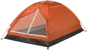 2 Person Ultralight Camping Tent Single Layer Portable Trekking Tent Anti-UV Coating UPF 30  for Outdoor Beach Fishing, Orange