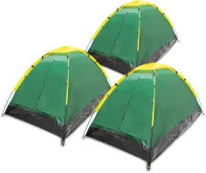 2 Person Ultralight Compact Dome Tent. Great for Camping, Hiking, Bug-Out Bags, 72-Hour Kits, Survival Kits, and Emergency Bags Available in 1, 2, 3, and 12 Packs