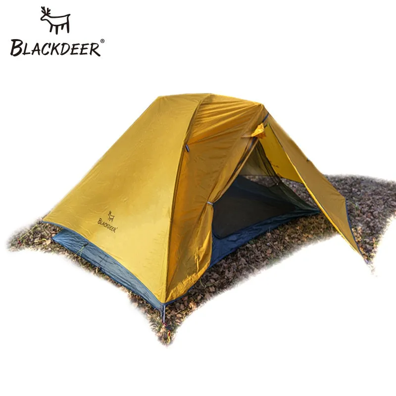 2 Person Upgraded Ultralight Tent 20D Nylon Silicone Coated Fabric Waterproof Tourist Backpacking
