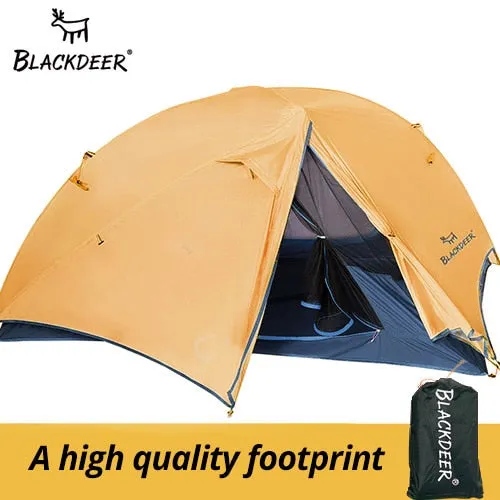 2 Person Upgraded Ultralight Tent 20D Nylon Silicone Coated Fabric Waterproof Tourist Backpacking