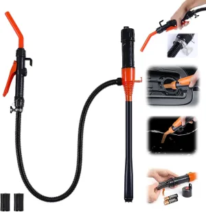 2025 New Portable Power Battery Pump for Gas, Battery Operated Electric Siphon Pump Water Transfer Pump, Easy to Use Hand Fuel Pump Portable Battery Pump for Gas, Fuel, Diesel, Water Transfer (1PC)