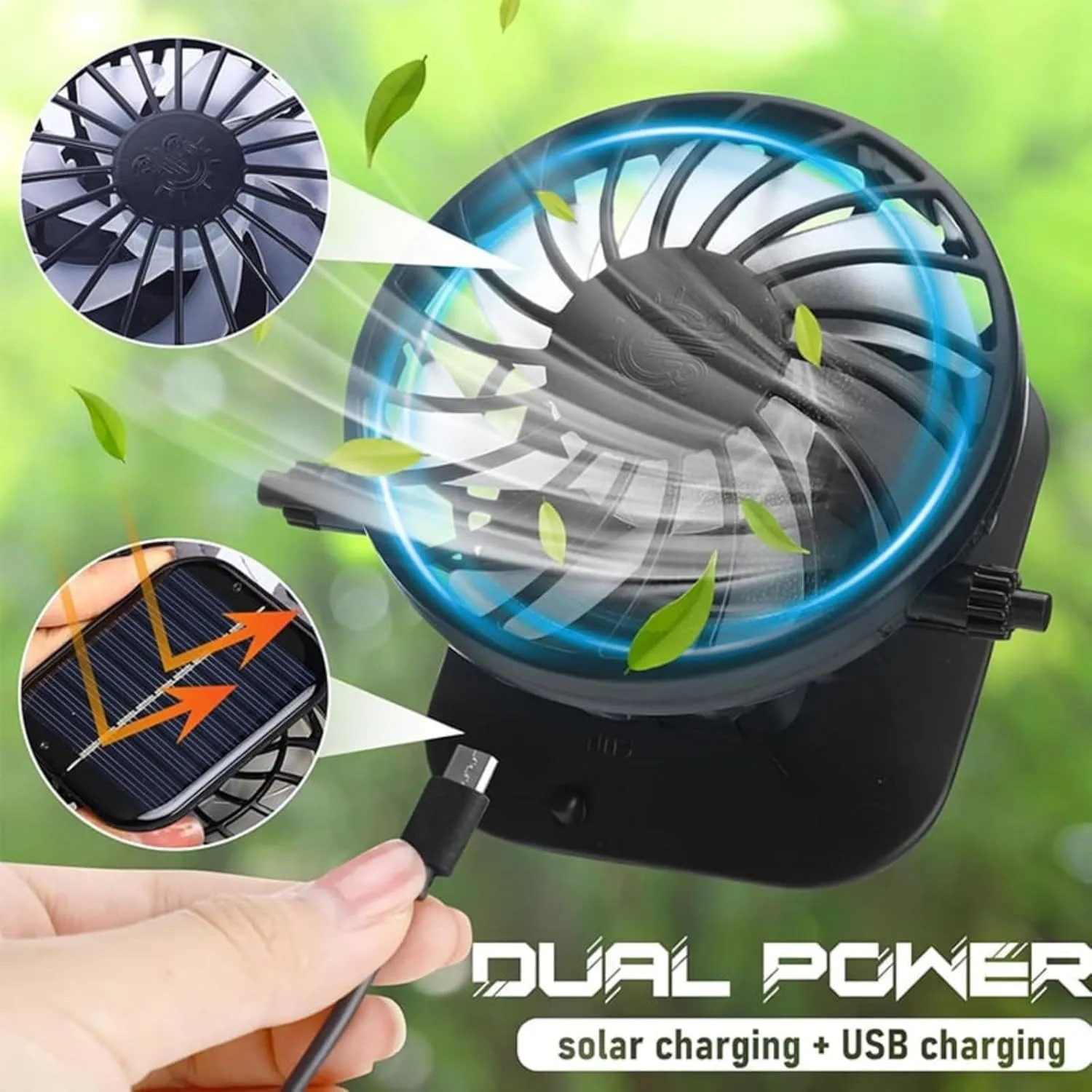 2025 New Ultralight Solar Fan Sun Hat, Hat with Fans Solar Power Built in, Solar Powered Outdoor Wide Brim Sun Fishing Hat