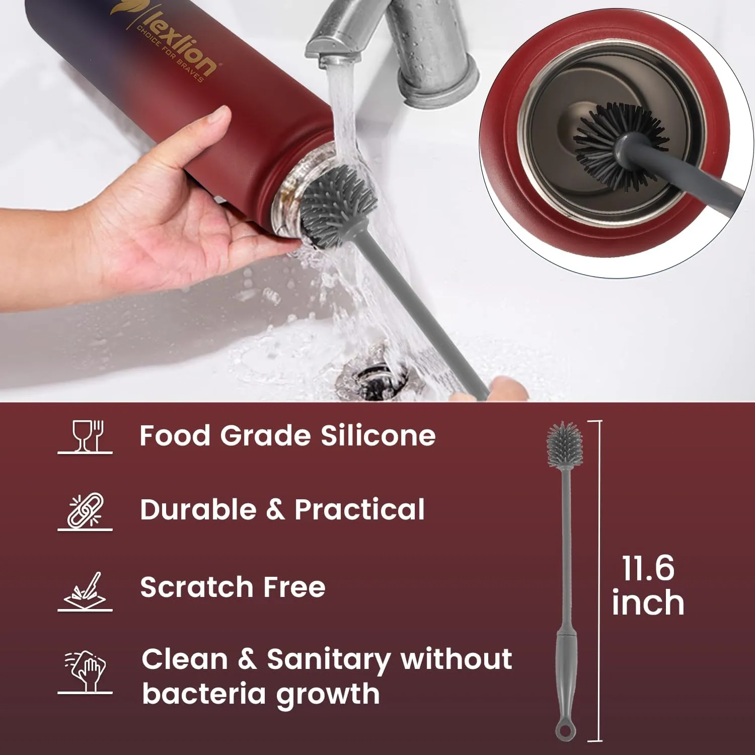22 Oz Fruit Infuser Water Bottle - Triple Walled Insulated Stainless Steel, Thermal Leaf Infuser, Silicone Sleeve, 3 Leakproof Lids, Metal Mug Gallon