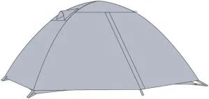 2/4 Person Double Layer Dome Camping Tent, Waterproof & Windproof, Easy Setup, Ideal for Family Camping, Hiking, and Backpacking
