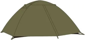 2/4 Person Double Layer Dome Camping Tent, Waterproof & Windproof, Easy Setup, Ideal for Family Camping, Hiking, and Backpacking