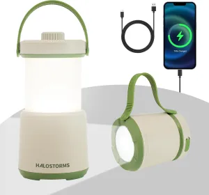 2PK LED Camping Lantern Rechargeable, 800LM, 230Hours Runtime, 5 Modes Camping Light with Red Light, IPX4 Waterproof Lantern Flashlight for Hurricane,Emergency,Power Outages,Home,Hiking