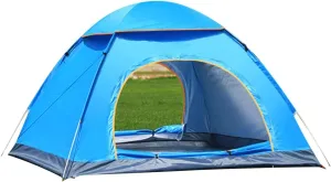 3-4 Person Automatic Family Camping Tent Camping Hiking Tipi Tent Easy to Set Up Waterproof Quick Folding for Beach Garden Camping Fishing Picnic (Color : C, Size : 34 Person)