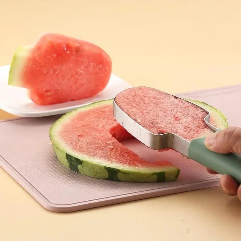 3-in-1 Watermelon Cutter Stainless Steel Fruit Carving Knife