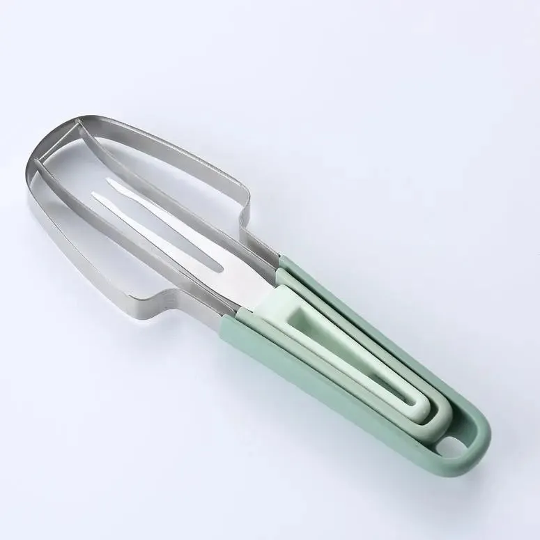 3-in-1 Watermelon Cutter Stainless Steel Fruit Carving Knife