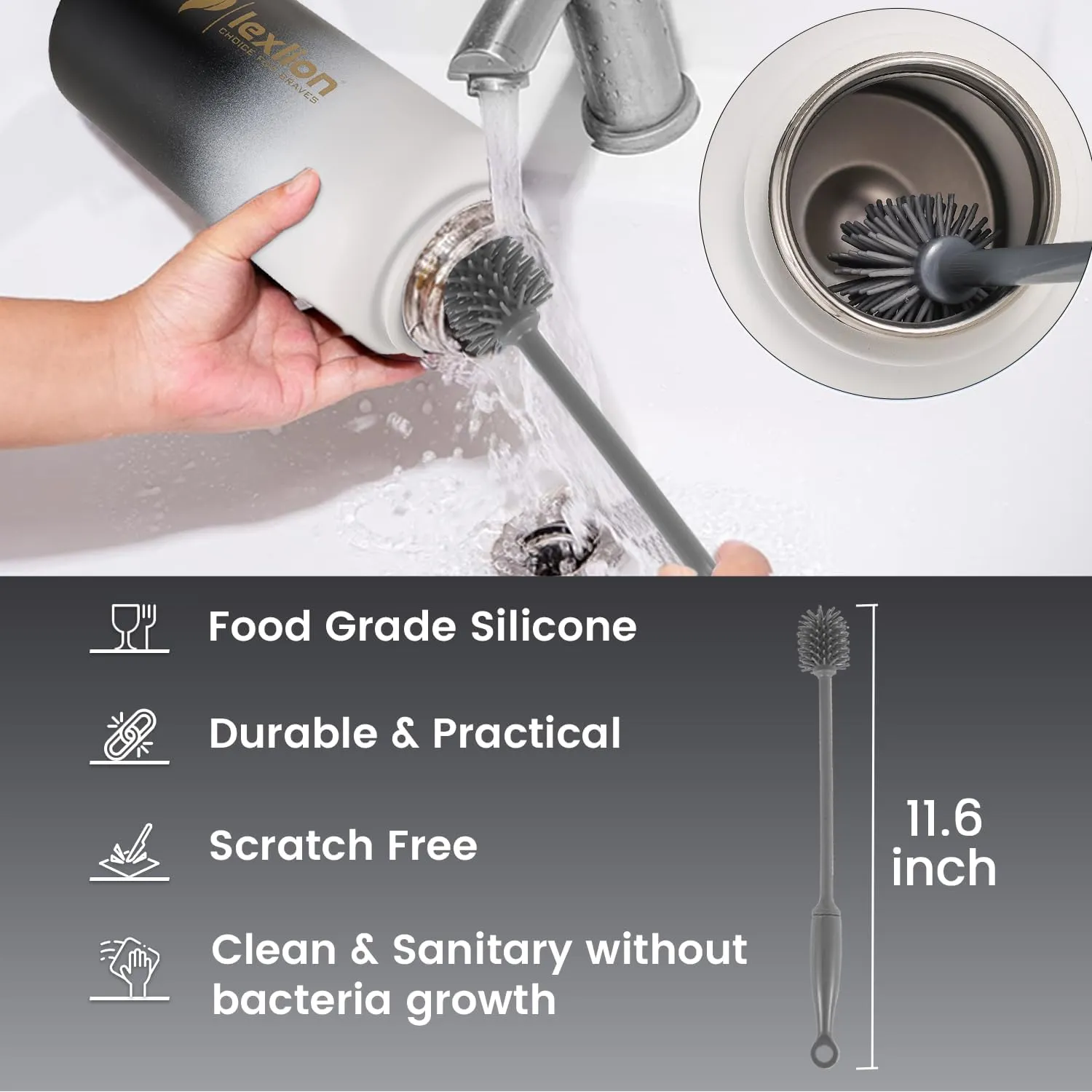 32 Oz Triple Walled Insulated Stainless Steel Fruit Infuser Water Bottle, Leakproof, 3 Lids, Infuser, Silicone Sleeve