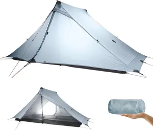 3F UL Gear Lanshan PRO Lanshan Ultralight Tent 4-Season Backpacking Tent for 1-Person or 2-Person, Waterproof Professional Tents for Camping, Trekking, Kayaking, Climbing, Hiking