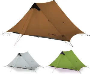 3F UL Gear Lanshan Ultralight Tent 2 Person Tents for Camping（ 3 Season Inner and The 4 Season Inner）