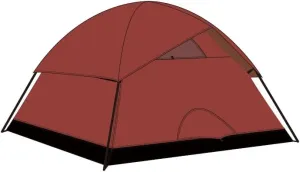 4 Person Group Camping Tent with Rain Fly, Waterproof, Easy Setup, Spacious for Outdoor Adventures & Hiking
