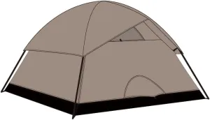 4 Person Group Camping Tent with Rain Fly, Waterproof, Easy Setup, Spacious for Outdoor Adventures & Hiking