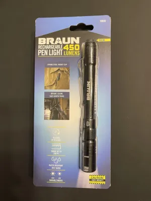 450 Lumen Rechargeable Aluminum Penlight