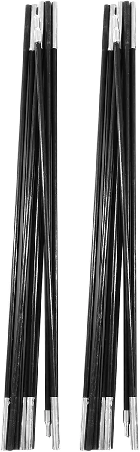 4.9M Camping Tent Poles Replacement, Tent Replacement Pole Outdoor Fiberglass Camping Tent