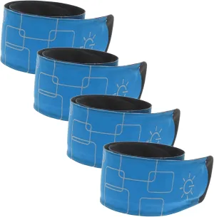 4Pcs LED Horse Ankle Bands Adjustable Reflective Leg Wraps for Night Safety Rechargeable High Visibility for Riding Cycling Walking Outdoor Activities