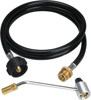 5430 Camping Stove Regulator with 6 FT Propane Adapter Hose Compatible with Most Coleman Stoves & Grills and Fold N Go Stoves, Not Fit for Coleman Roadtrip LXE Grills