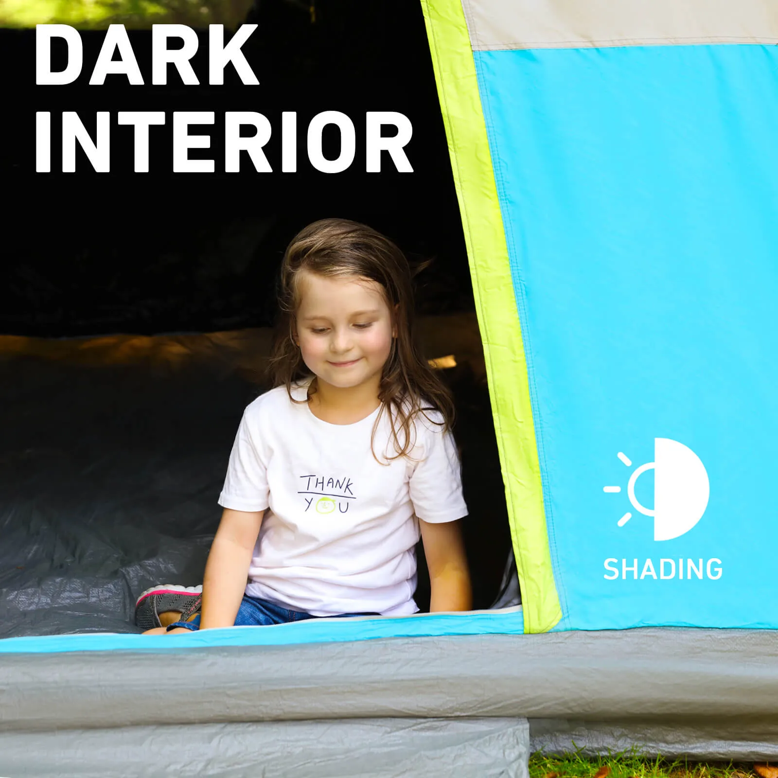 6 Person Instant Blackout Camping Tent
