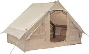 6/12 Person Camping Tent with Porch, Instant Tent, Large Family Cabin Tents with 2 Rooms, Double Layer Glamping Tent with Rainfly for Outdoor,Picnic,Camping