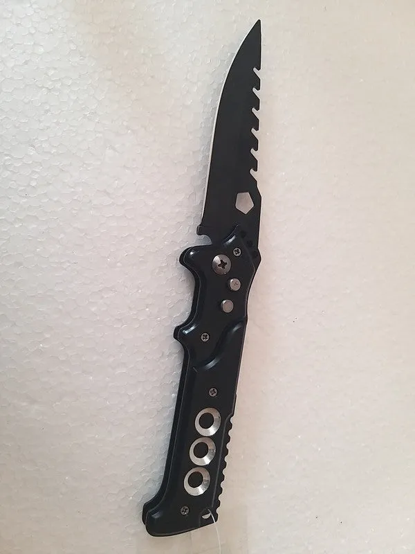 7088 Black Foldable Knife for kitchen, home and chefs knife (1363)