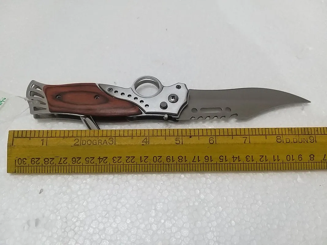718A Wooden Foldable Knife for kitchen, home and chefs knife (1347)