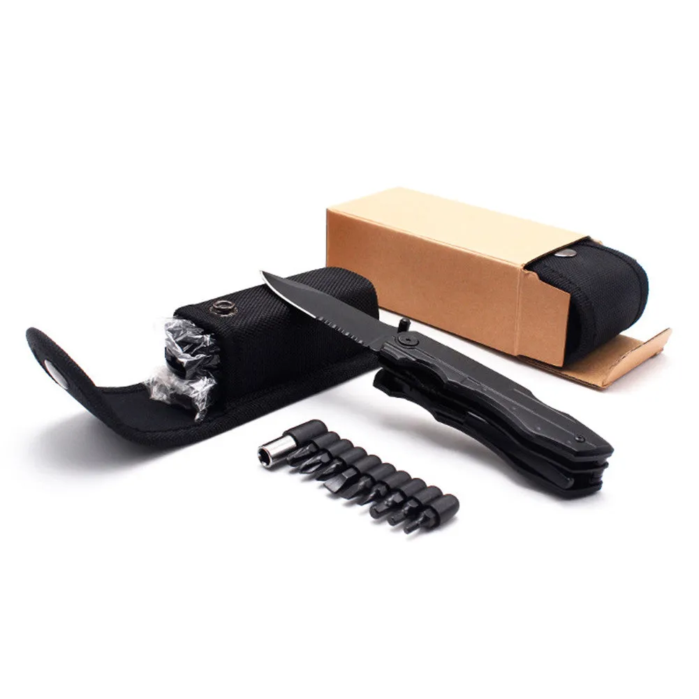 8-in-1 Multitool Pocket Knife & Pliers