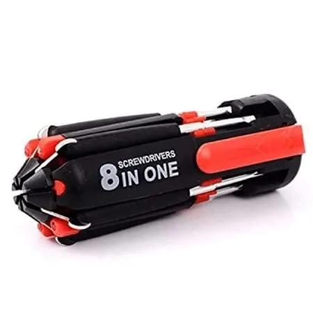 8-in-1 Screwdriver with LED Torch
