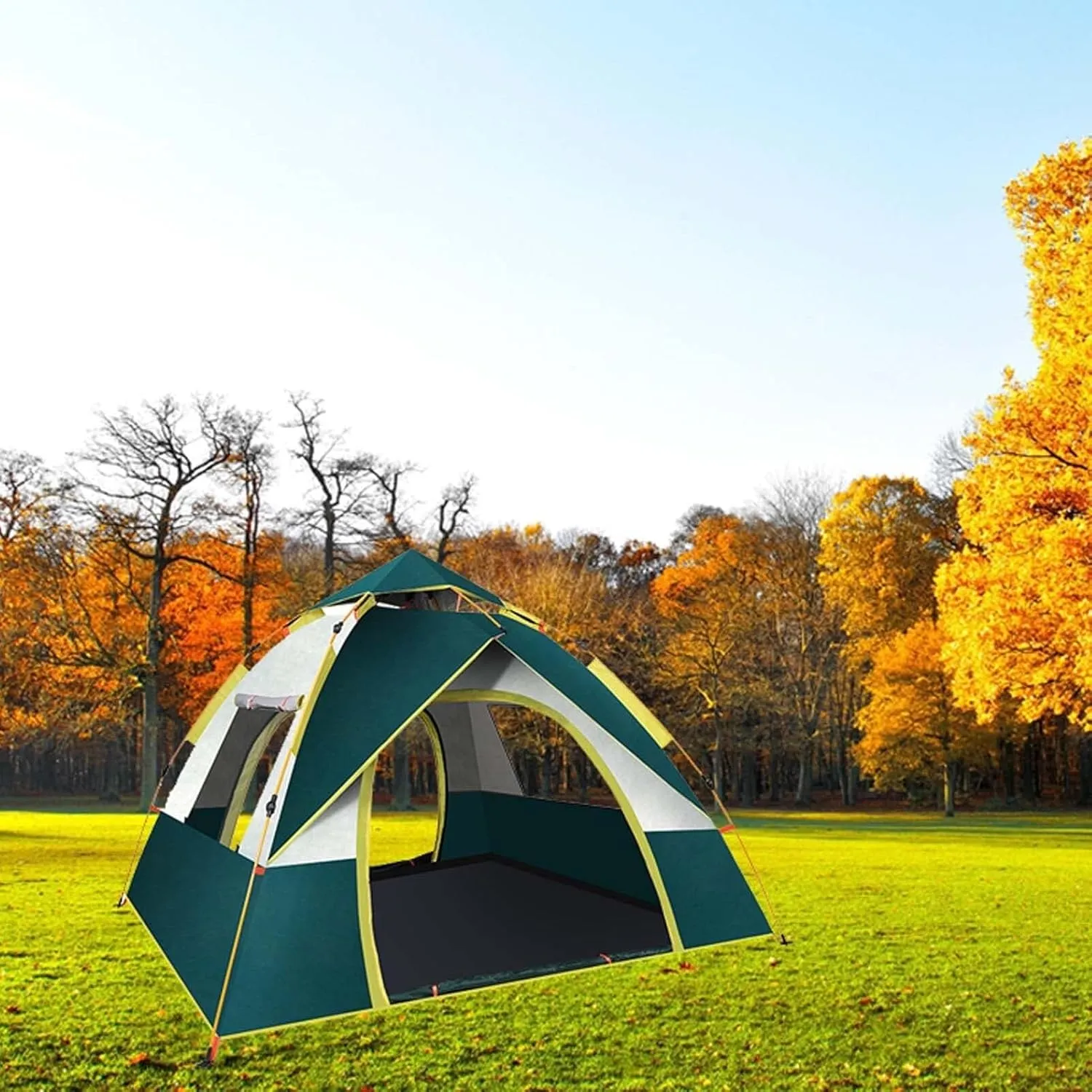 83x59x49 Inch Pop-Up Camping Tent for 2-3 People, Waterproof & Lightweight Ultralight Dome Tent, Instant Setup 4-Season Family Tent for Hiking, Backpacking & Outdoor Adventures